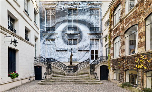 JR遍布全球的城市街头艺术作品