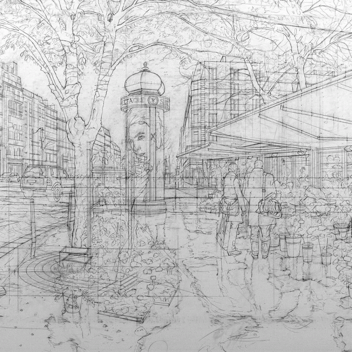 内森·沃尔什的铅笔素描艺术