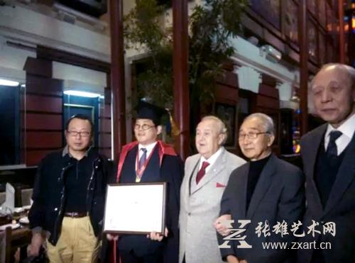 张雄艺术网热烈祝贺中国美协秘书长徐里先生获俄荣誉院士称号