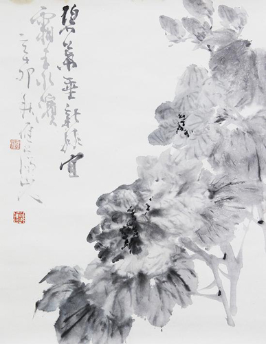 李云雷 芙蓉 纸本水墨 44.5cmx34.5cm 2011