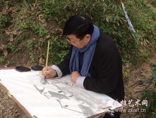 当代著名画家巴秋