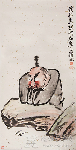 徐里作品《我非鱼然我知鱼之乐也》(136*68cm)以16万元成交 徐里作品《我非鱼然我知鱼之乐也》(136*68cm)以16万元成交