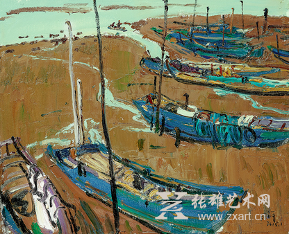 张立平2015年作《夕》(80*65cm)以12万元成交 张立平2015年作《夕》(80*65cm)以12万元成交