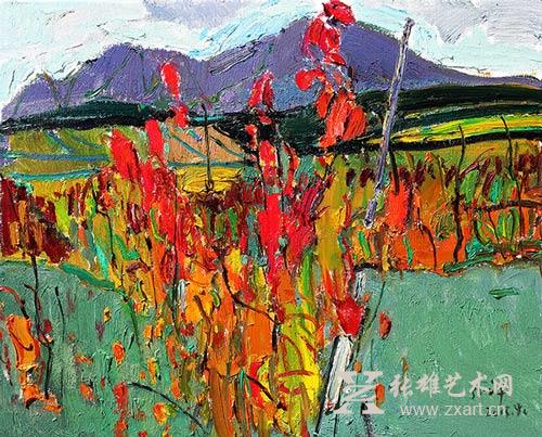 张立平作品《山葡萄园》