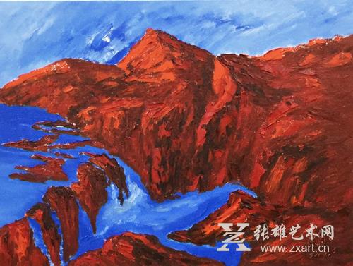 原华伍《蓝系列》作品 原华伍《蓝系列》作品