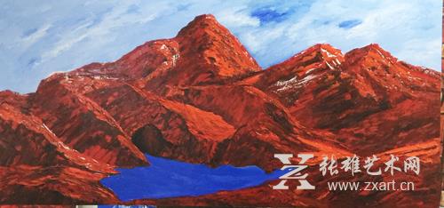 原华伍《蓝系列》作品 原华伍《蓝系列》作品