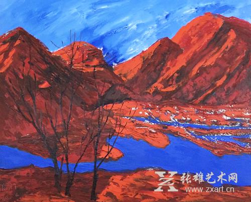 原华伍《蓝系列》作品 原华伍《蓝系列》作品