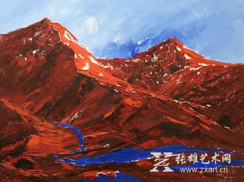 原华伍《蓝系列》作品 原华伍《蓝系列》作品