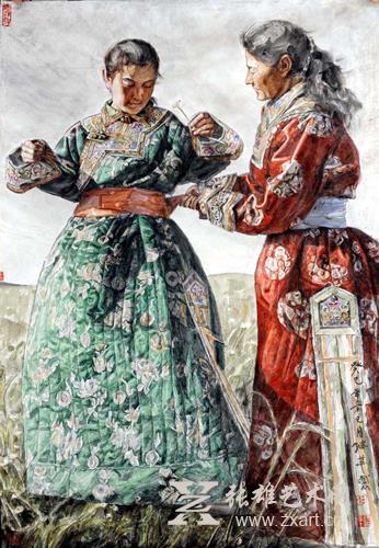 任继革作品《母亲的爱》 任继革作品《母亲的爱》