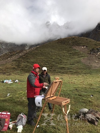 第七次进藏区采风写生——雪山王国·珠峰东坡